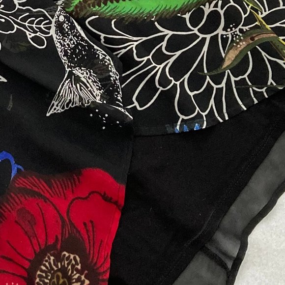 Desigual Black/Red/White Sleeveless Dress - Picture 5 of 9